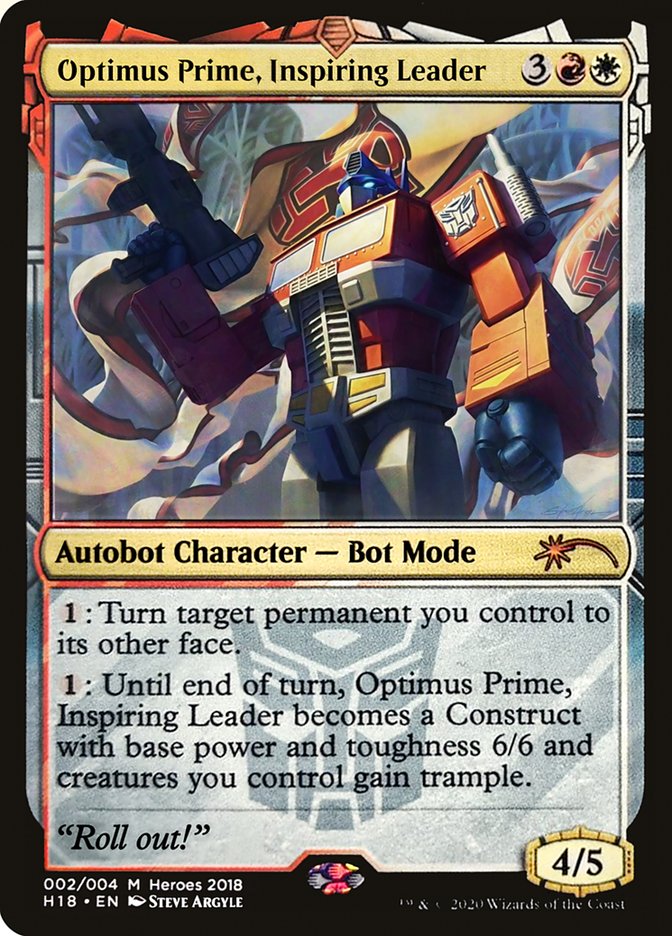 Optimus Prime, Inspiring Leader [Heroes of the Realm 2018] - The Mythic Store | 24h Order Processing