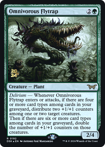 Omnivorous Flytrap [Duskmourn: House of Horror Prerelease Promos] - The Mythic Store | 24h Order Processing