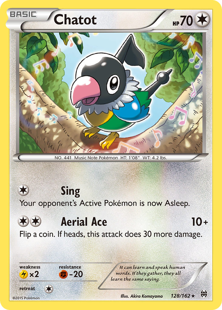Chatot (128/162) [XY: BREAKthrough] - The Mythic Store | 24h Order Processing