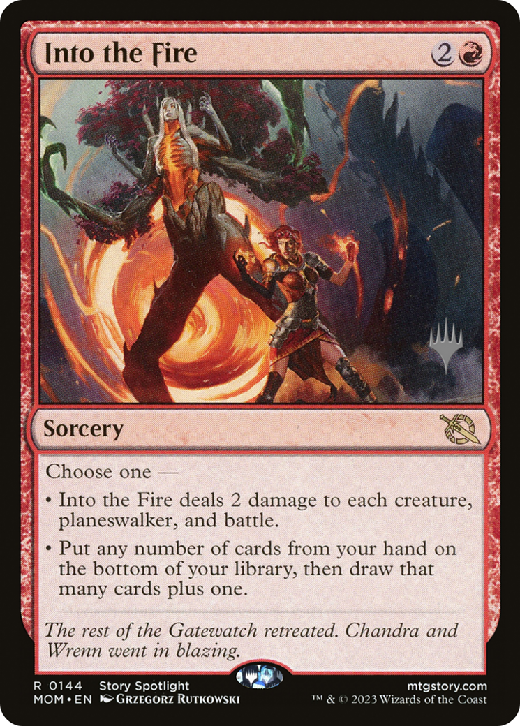 Into the Fire (Promo Pack) [March of the Machine Promos] - The Mythic Store | 24h Order Processing