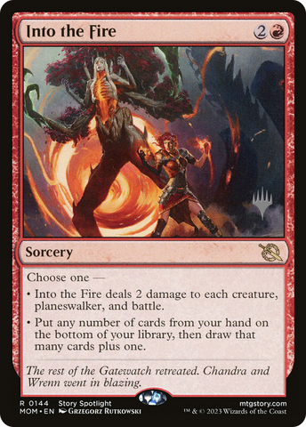 Into the Fire (Promo Pack) [March of the Machine Promos] - The Mythic Store | 24h Order Processing