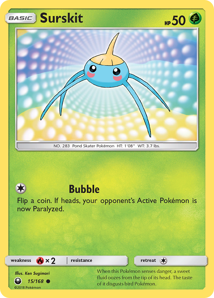 Surskit (15/168) [Sun & Moon: Celestial Storm] - The Mythic Store | 24h Order Processing