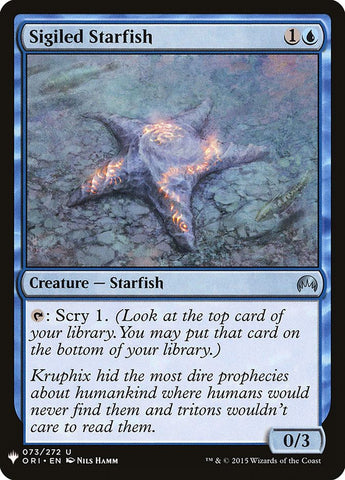 Sigiled Starfish [Mystery Booster] - The Mythic Store | 24h Order Processing