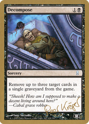 Decompose (Peer Kroger) (SB) [World Championship Decks 2003] - The Mythic Store | 24h Order Processing