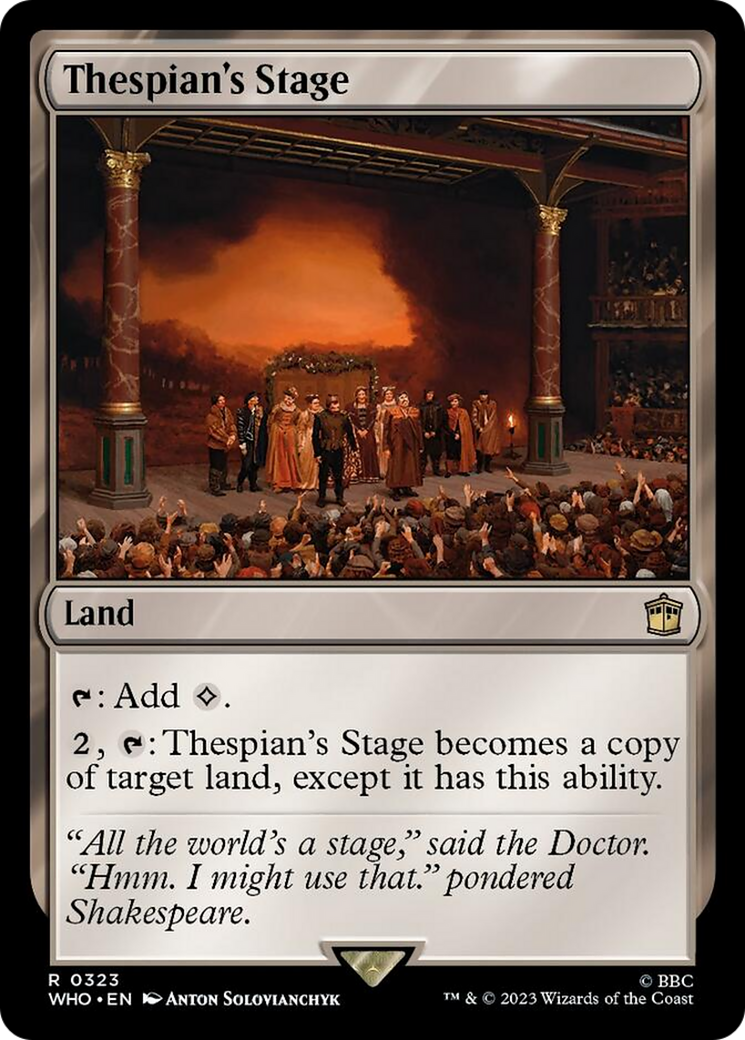 Thespian's Stage [Doctor Who] - The Mythic Store | 24h Order Processing