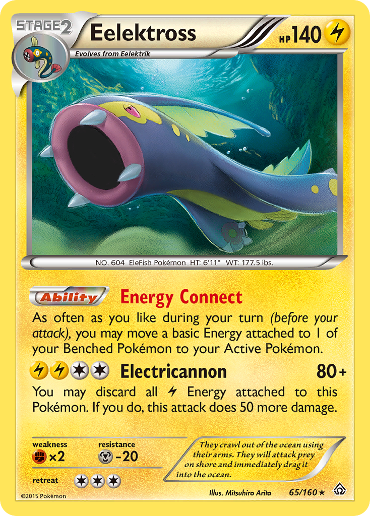 Eelektross (65/160) [XY: Primal Clash] - The Mythic Store | 24h Order Processing