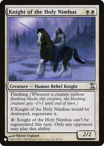 Knight of the Holy Nimbus [The List] - The Mythic Store | 24h Order Processing