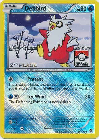 Delibird (38/149) (League Promo 2nd Place) [Black & White: Boundaries Crossed] - The Mythic Store | 24h Order Processing