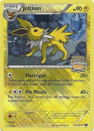 Jolteon (37/108) (Regional Championship) [League & Championship Cards] - The Mythic Store | 24h Order Processing