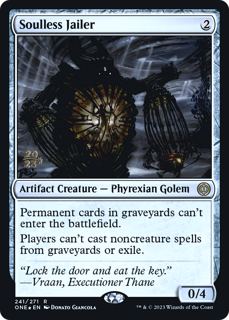 Soulless Jailer [Phyrexia: All Will Be One Prerelease Promos] - The Mythic Store | 24h Order Processing