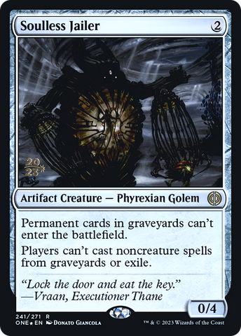 Soulless Jailer [Phyrexia: All Will Be One Prerelease Promos] - The Mythic Store | 24h Order Processing