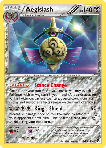 Aegislash (86/146) [XY: Base Set] - The Mythic Store | 24h Order Processing
