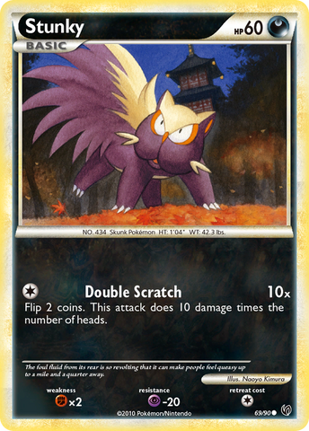 Stunky (69/90) [HeartGold & SoulSilver: Undaunted] - The Mythic Store | 24h Order Processing