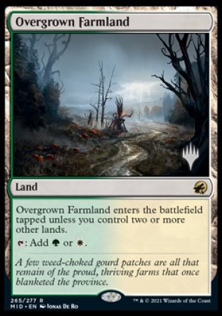 Overgrown Farmland (Promo Pack) [Innistrad: Midnight Hunt Promos] - The Mythic Store | 24h Order Processing