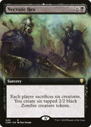 Necrotic Hex (Extended Art) [Commander Legends] - The Mythic Store | 24h Order Processing
