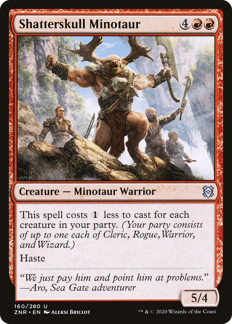 Shatterskull Minotaur [Zendikar Rising] - The Mythic Store | 24h Order Processing