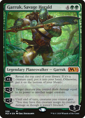 Garruk, Savage Herald [Core Set 2021] - The Mythic Store | 24h Order Processing