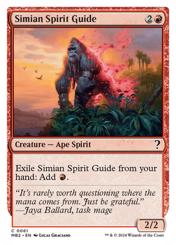 Simian Spirit Guide (White Border) [Mystery Booster 2] - The Mythic Store | 24h Order Processing
