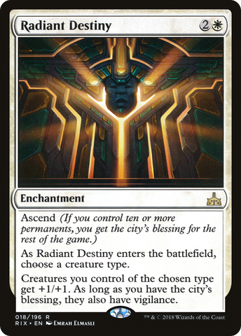 Radiant Destiny [Rivals of Ixalan] - The Mythic Store | 24h Order Processing