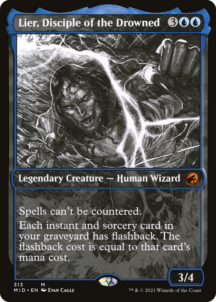 Lier, Disciple of the Drowned (Showcase Eternal Night) [Innistrad: Midnight Hunt] - The Mythic Store | 24h Order Processing