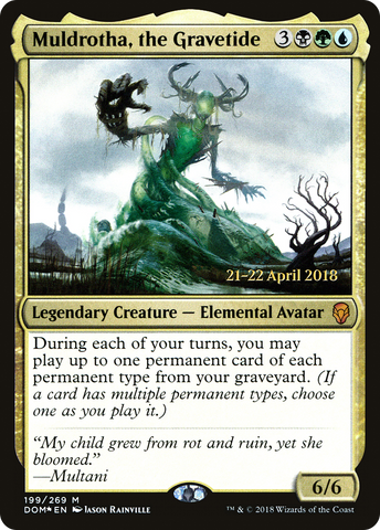 Muldrotha, the Gravetide [Dominaria Prerelease Promos] - The Mythic Store | 24h Order Processing
