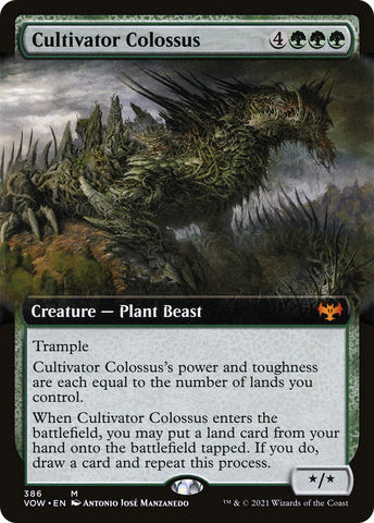 Cultivator Colossus (Extended Art) [Innistrad: Crimson Vow] - The Mythic Store | 24h Order Processing