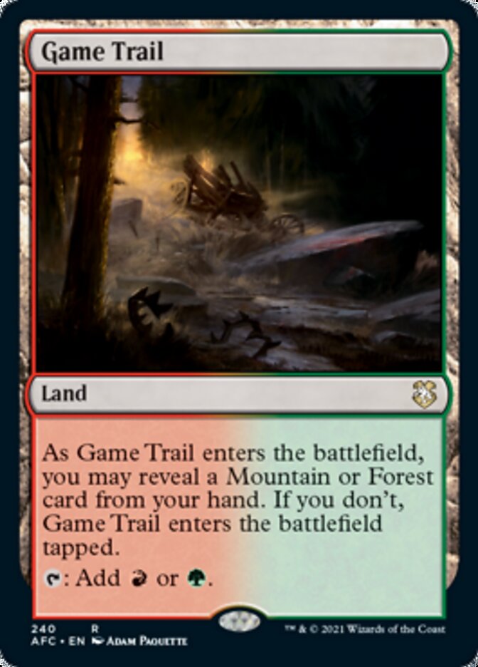 Game Trail [Dungeons & Dragons: Adventures in the Forgotten Realms Commander] - The Mythic Store | 24h Order Processing