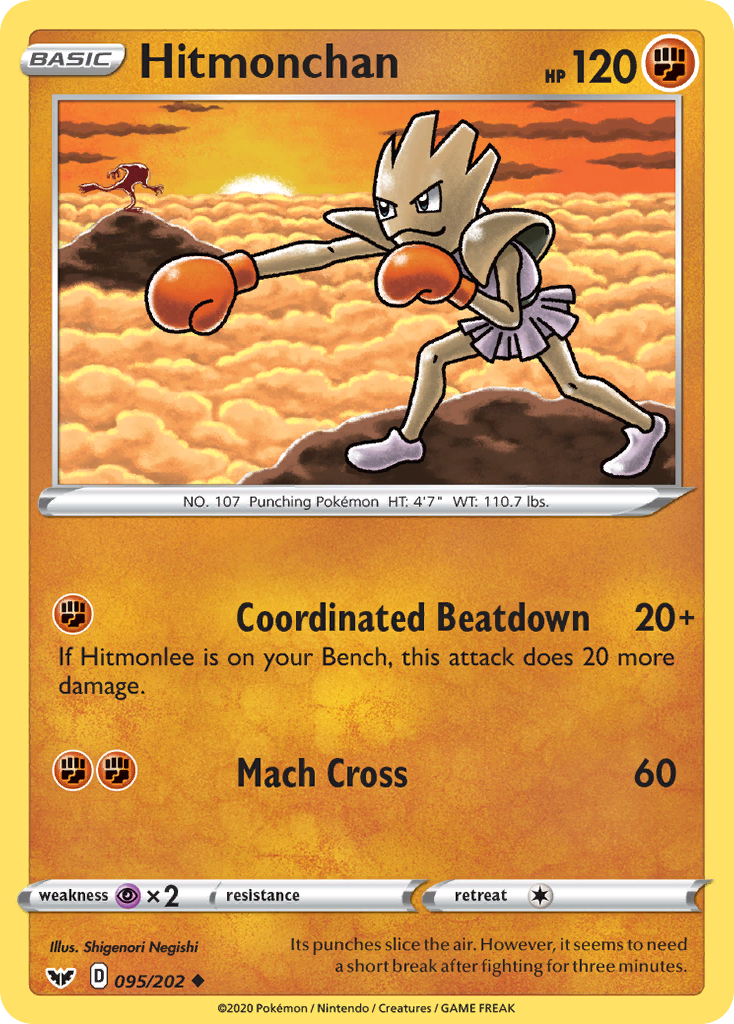 Hitmonchan (095/202) [Sword & Shield: Base Set] - The Mythic Store | 24h Order Processing