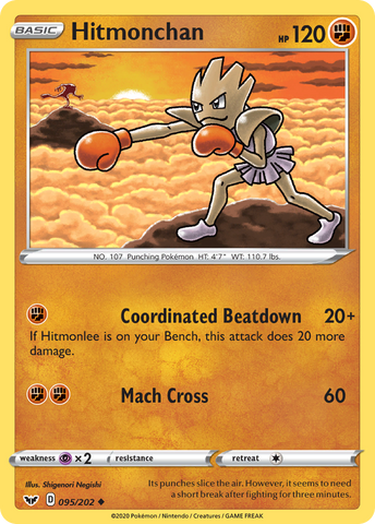 Hitmonchan (095/202) [Sword & Shield: Base Set] - The Mythic Store | 24h Order Processing