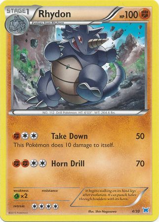 Rhydon (4/30) [XY: Trainer Kit 2 - Latios] - The Mythic Store | 24h Order Processing