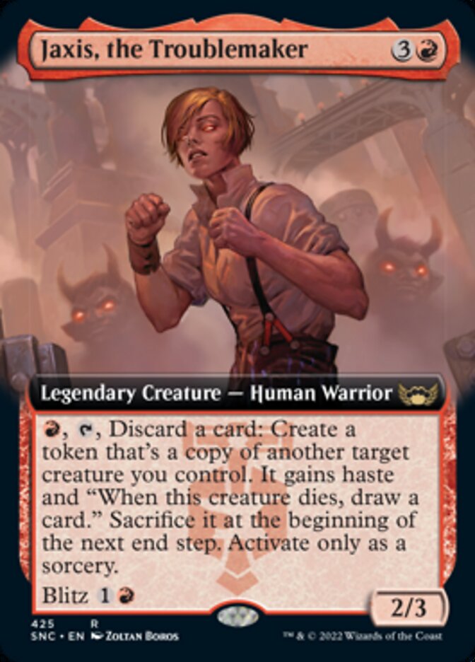Jaxis, the Troublemaker (Extended Art) [Streets of New Capenna] - The Mythic Store | 24h Order Processing