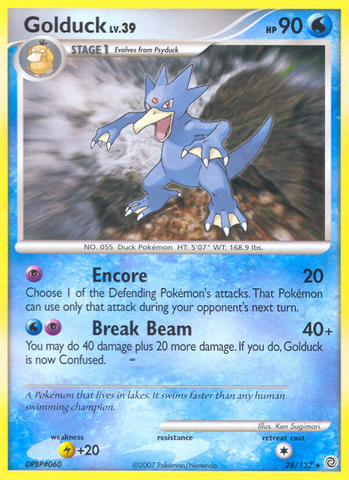 Golduck (28/132) [Diamond & Pearl: Secret Wonders] - The Mythic Store | 24h Order Processing