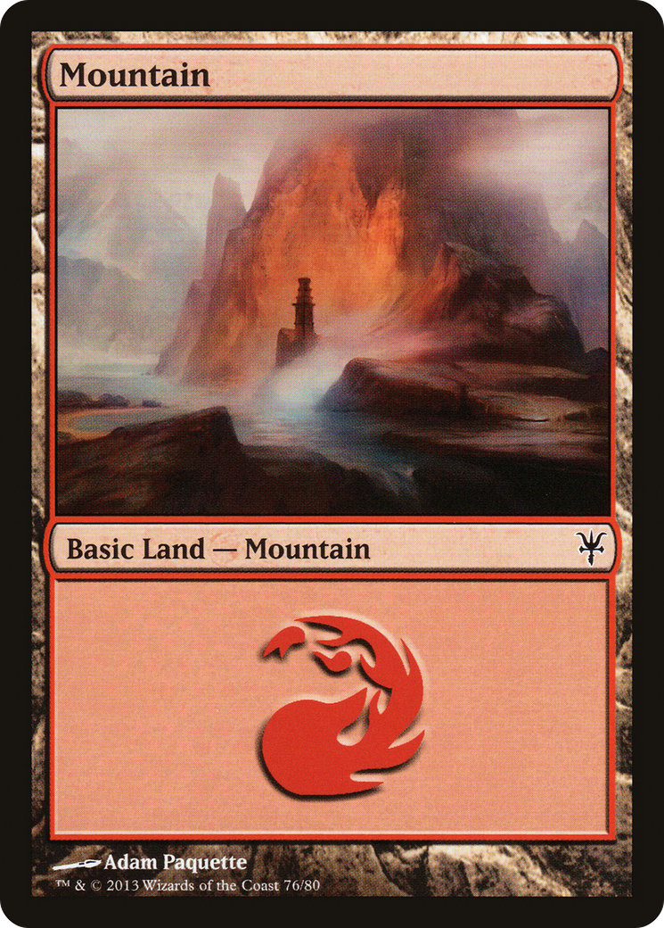 Mountain (76) [Duel Decks: Sorin vs. Tibalt] - The Mythic Store | 24h Order Processing
