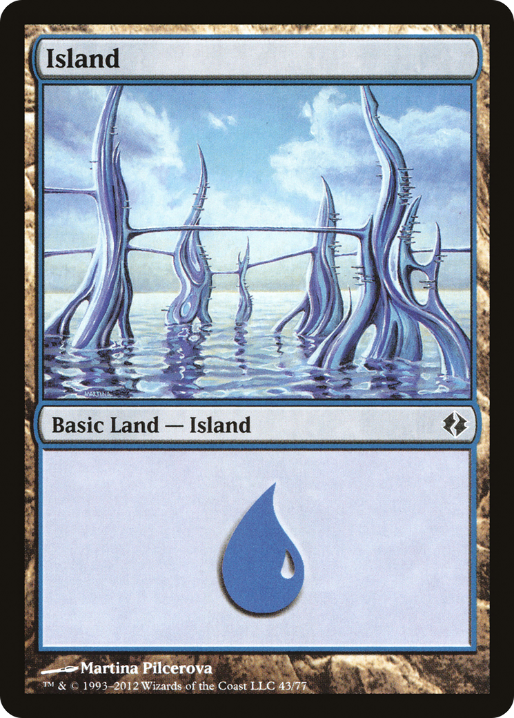 Island (43) [Duel Decks: Venser vs. Koth] - The Mythic Store | 24h Order Processing