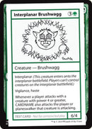 Interplanar Brushwagg (2021 Edition) [Mystery Booster Playtest Cards] - The Mythic Store | 24h Order Processing