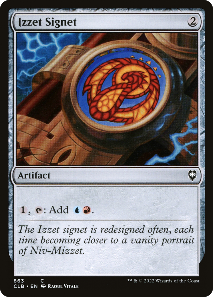 Izzet Signet [Commander Legends: Battle for Baldur's Gate] - The Mythic Store | 24h Order Processing