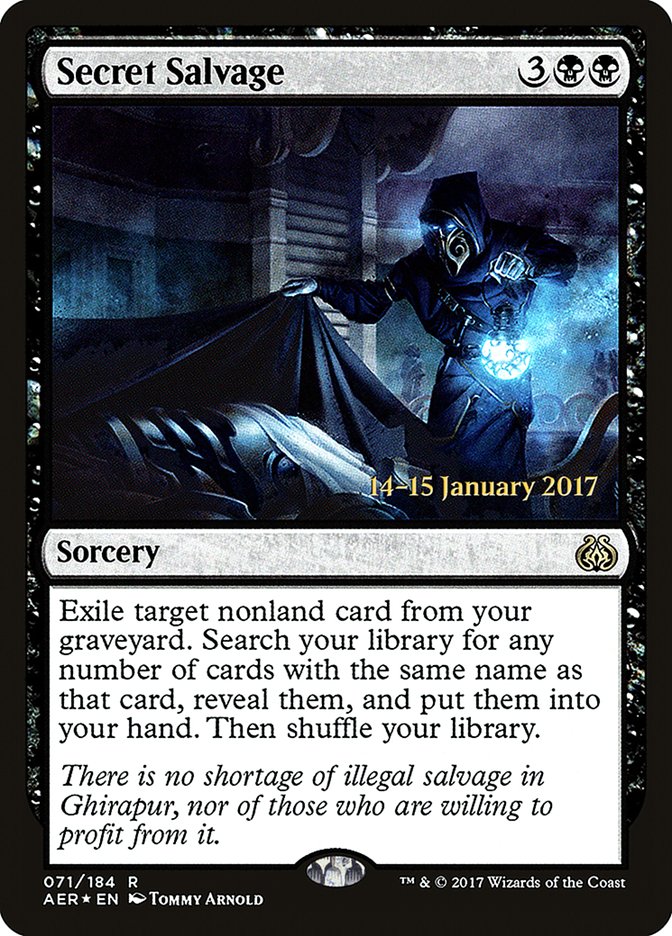 Secret Salvage [Aether Revolt Prerelease Promos] - The Mythic Store | 24h Order Processing