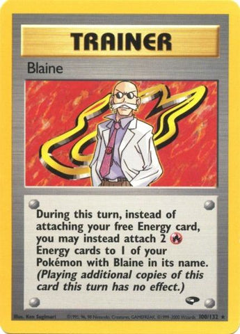Blaine (100/132) [Gym Challenge Unlimited] - The Mythic Store | 24h Order Processing