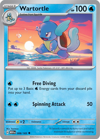 Wartortle (008/165) [Scarlet & Violet 151] - The Mythic Store | 24h Order Processing