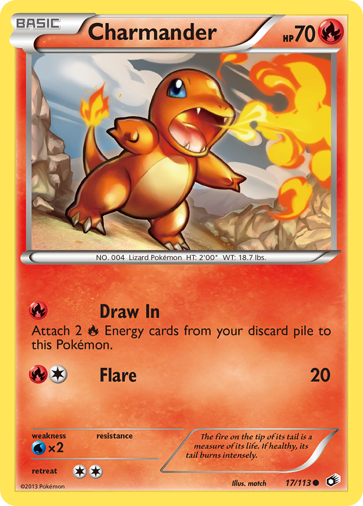 Charmander (17/113) [Black & White: Legendary Treasures] - The Mythic Store | 24h Order Processing