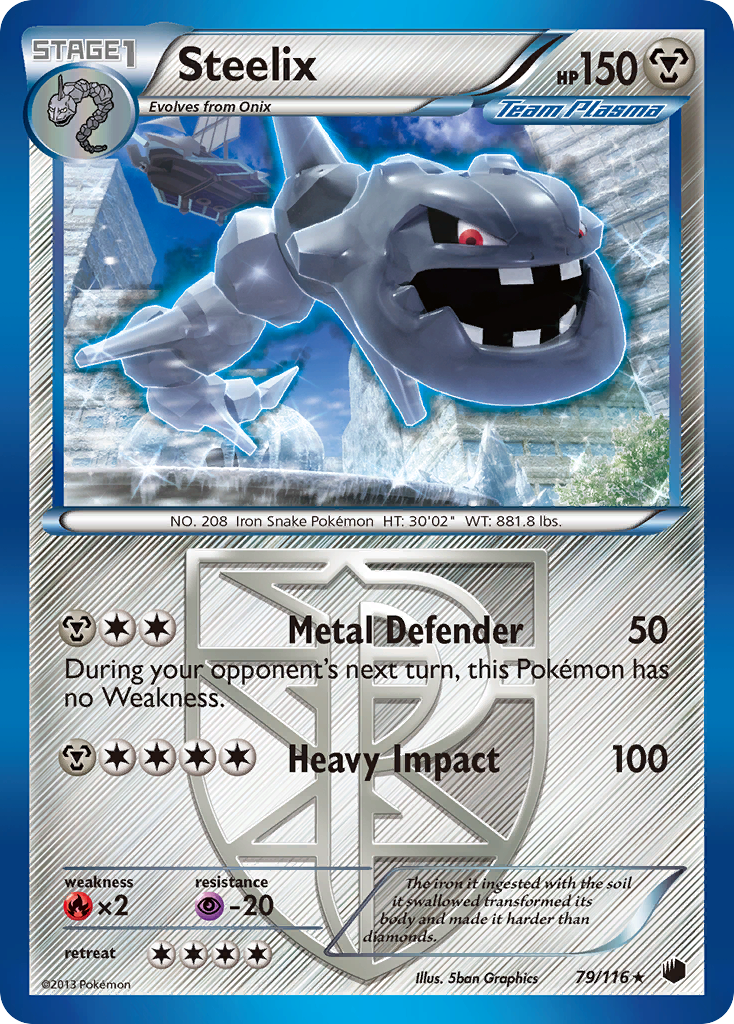 Steelix (79/116) [Black & White: Plasma Freeze] - The Mythic Store | 24h Order Processing