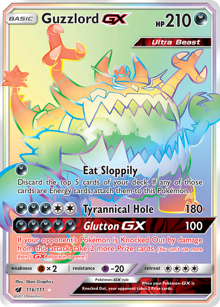 Guzzlord GX (116/111) [Sun & Moon: Crimson Invasion] - The Mythic Store | 24h Order Processing