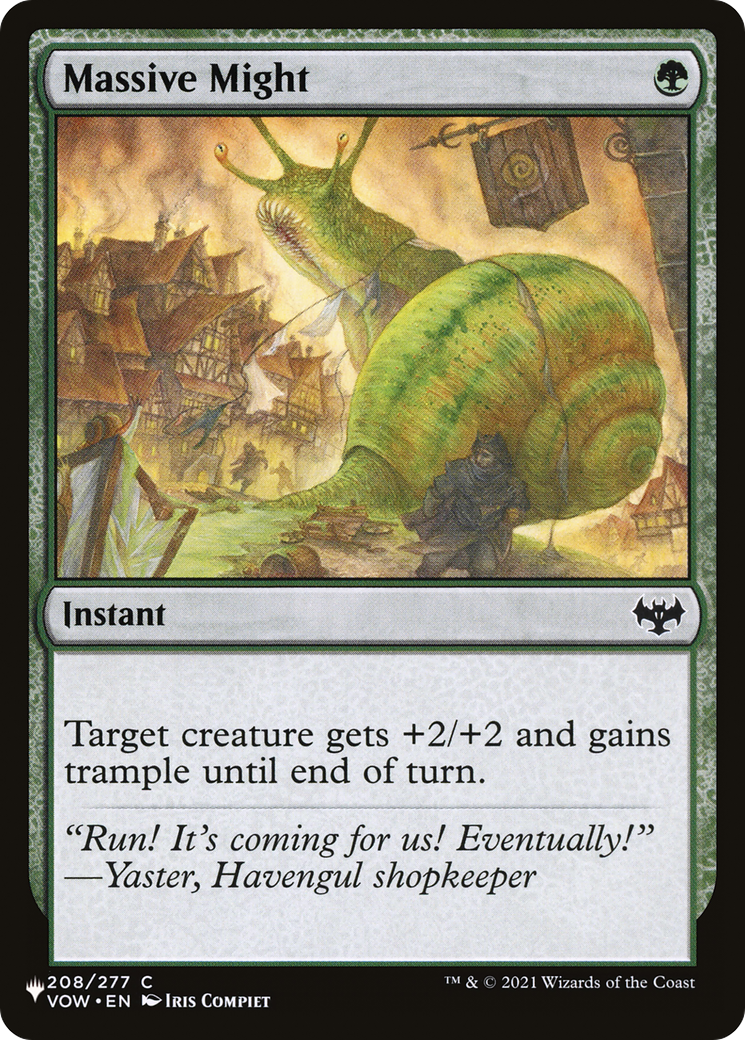 Massive Might [The List] - The Mythic Store | 24h Order Processing