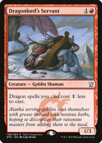 Dragonlord's Servant [Tarkir Dragonfury] - The Mythic Store | 24h Order Processing