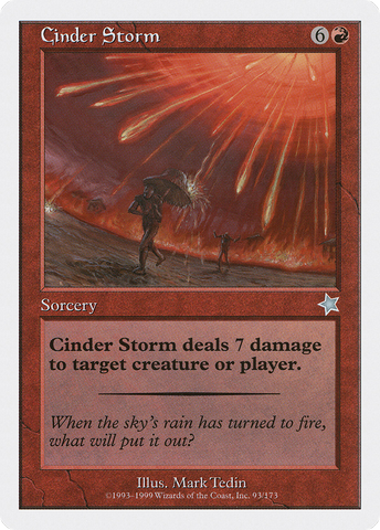Cinder Storm [Starter 1999] - The Mythic Store | 24h Order Processing
