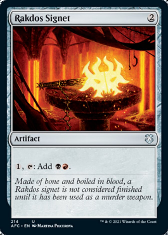 Rakdos Signet [Dungeons & Dragons: Adventures in the Forgotten Realms Commander] - The Mythic Store | 24h Order Processing