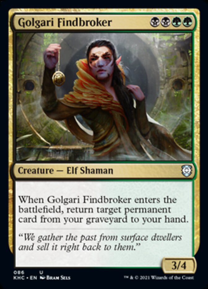 Golgari Findbroker [Kaldheim Commander] - The Mythic Store | 24h Order Processing
