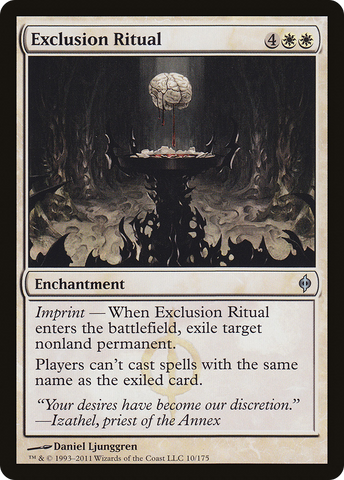 Exclusion Ritual [New Phyrexia] - The Mythic Store | 24h Order Processing