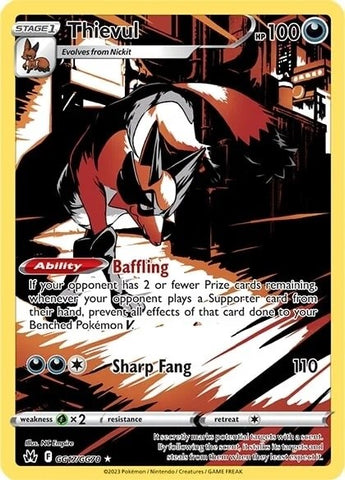 Thievul (GG17/GG70) [Sword & Shield: Crown Zenith] - The Mythic Store | 24h Order Processing