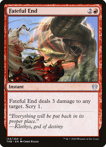 Fateful End [Theros Beyond Death] - The Mythic Store | 24h Order Processing